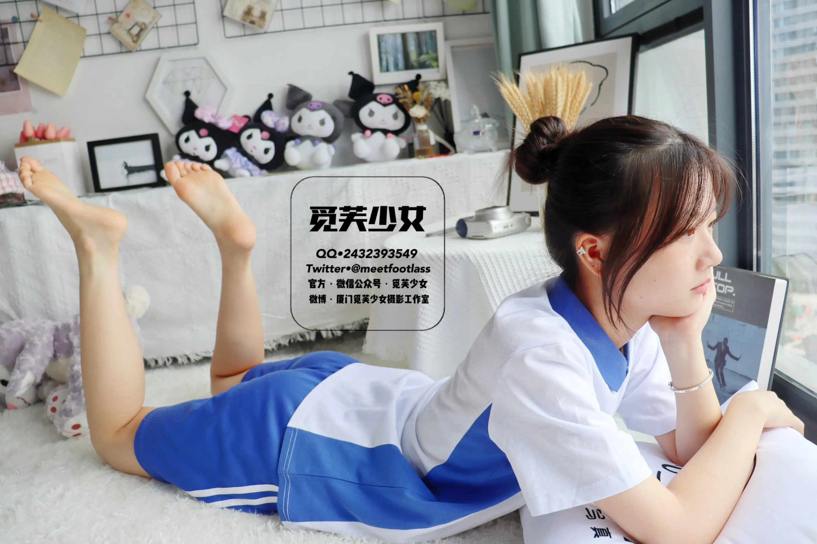 [觅芙少女]NO.002 怀念17岁的校服与蝉鸣交织的夏天 [106P]插图5